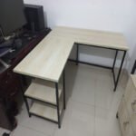 Dreams L Shape Corner Desk-Light Wood