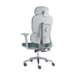 Drams 637AB Ergonomic Adjustable 3D Armrest Fabric Office Chair White