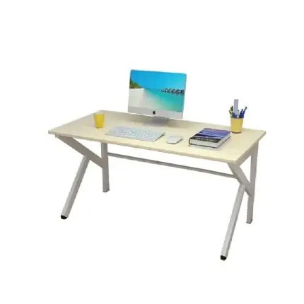 Dreams K Shape Gaming Desk Light Wood