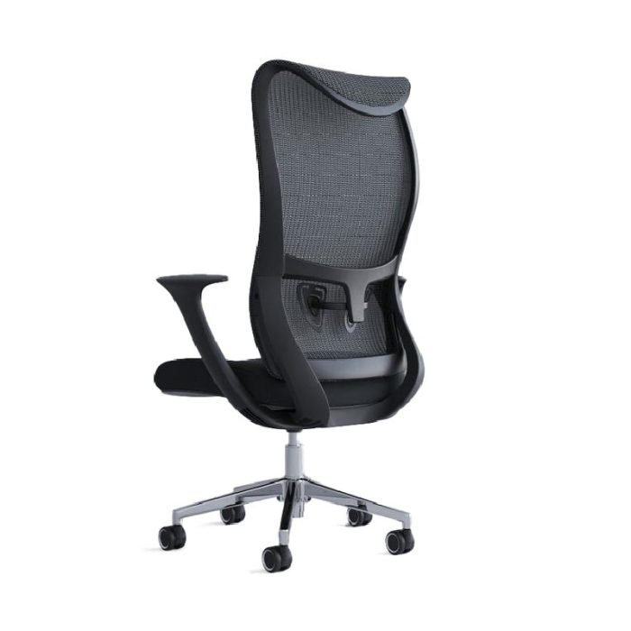 Dreams Swivel Office Chair Black Back Side