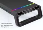 Multifunctional Monitor Stand RGB Gaming Lights with 4 USB 2.0
